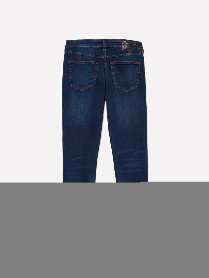Bluejeans im Skinny Fit Style 73 - skinny fit jeans für herren - Dunkelblau | Sisley image number 6